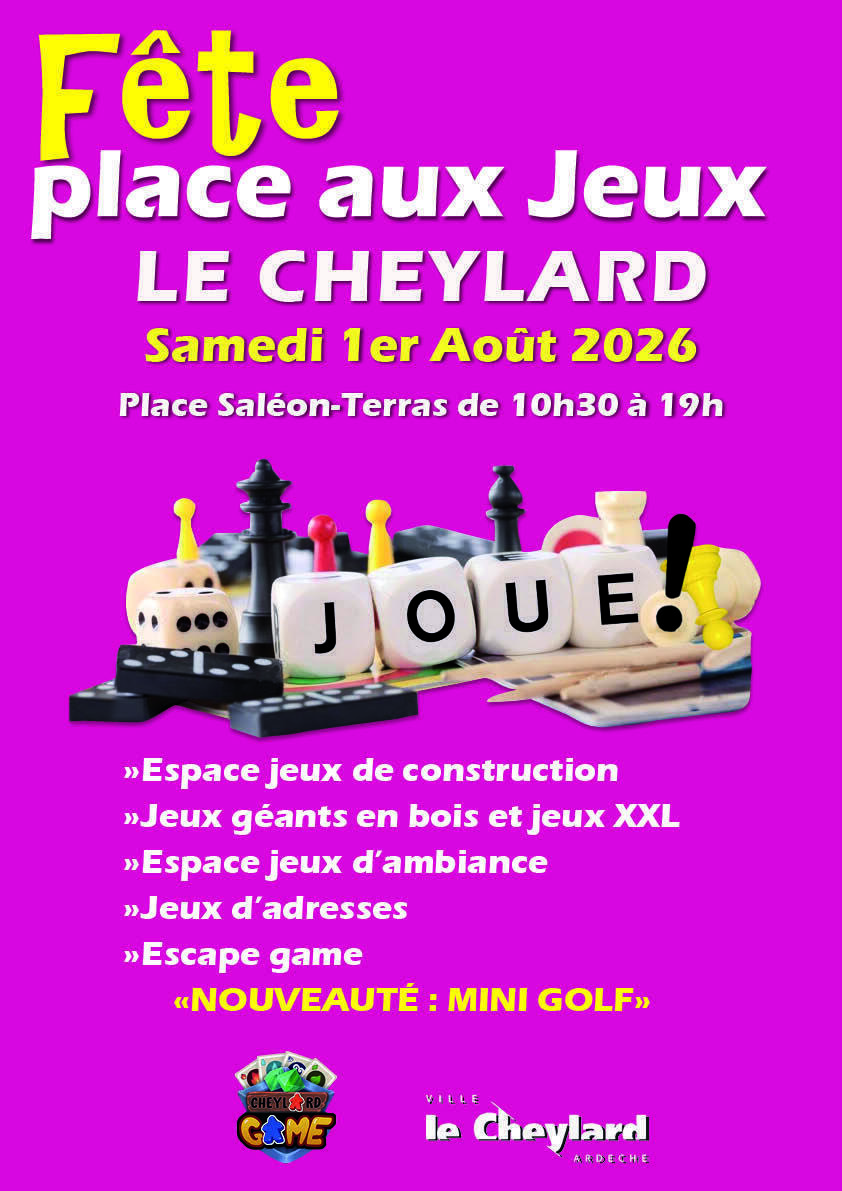 Affiche fete place aux jeux 2026